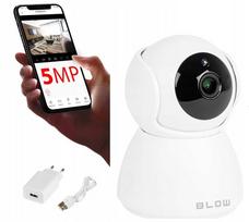 IP vaizdo stebėjimo kamera su WiFi, 5MP, pasukama, naktinis matymas