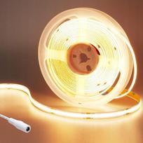 LED juosta COB 24V, 5 m, šilta balta 3000K, 480 LED/m, IP20, lanksti