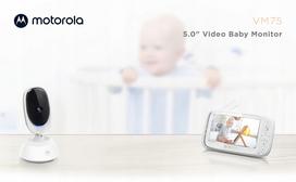 Vaizdo kūdikio stebėjimo kamera MOTOROLA, 5", naktinis režimas, priartinimas, dvikryptis garsas