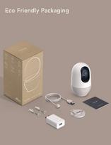 Vaikiška WiFi kamera NOOIE, 360°, 1080P HD, su naktiniu matymu, Alexa palaikymas