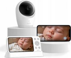 Vaizdo auklė su 4K kamera, WiFi, 330° pasukimu, naktiniu matymu, 5000 mAh baterija