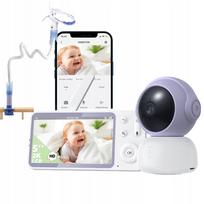 5" kūdikių vaizdo auklė su WiFi kamera, pasukama, palenkiama ir priartinimo funkcija