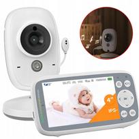 Vaizdo kūdikio stebėjimo kamera su 4" LCD, HD, naktinis matymas, 1/2/3x priartinimas, 2.4GHz