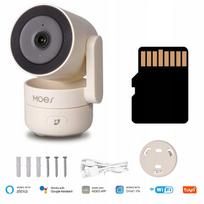 Namų apsaugos WiFi kamera 4MP, 360°, su judesio aptikimu, 64GB atmintimi