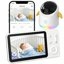 Vaizdo stebėjimo kamera NANNY HOME, 5", WiFi, 360° PTZ, 4x priartinimas