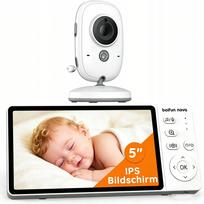Vaizdo kūdikių stebėjimo kamera FULL HD, 5", su VOX ir temperatūros jutikliu