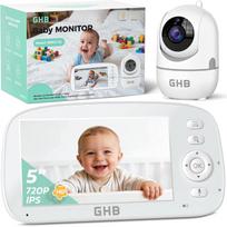 Vaizdo kūdikių stebėjimo kamera, 5" ekranas, 720P HD, pasukama, naktinis matymas