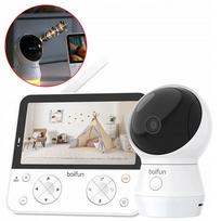 Vaizdo kūdikio stebėjimo kamera su 5,5" LCD, WiFi, 4MP QHD, sukiojama, dvikryptis garsas