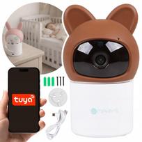 Vaizdo kūdikio kamera Mary’s BEAR su pasukama galvute, WiFi, TUYA