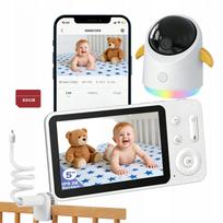 Namų WiFi kamera NANNY, pasukama, vaiko ir augintinio stebėjimui