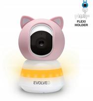 Vaizdo kūdikio stebėjimo kamera EVOLVEO Baby Monitor LUX, rožinė