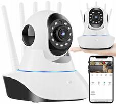 IP vaizdo stebėjimo kamera su WiFi, ilgo nuotolio, garso įrašymu, lietuviškas meniu