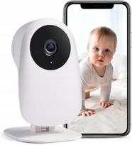 Vaizdo kūdikio stebėjimo kamera NOOIE, 1080P, WiFi, naktinis matymas, Alexa