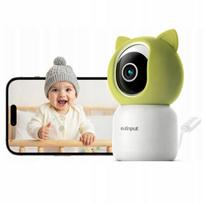 Vaizdo kūdikio stebėjimo kamera OutInPut BM400, 2K, 360°, WiFi, naktinis matymas, valdymas programėle