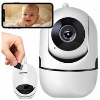 Vaizdo kūdikio stebėjimo kamera NANNY, Full HD, WiFi, pasukama, iki 100 m, naktinis režimas