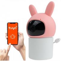 Vaikiška stebėjimo kamera su sukamąja galvute, judesio aptikimu, WIFI, Tuya, FULL HD