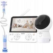Vaizdo auklė NANNY su 5" ekranu, 4MP 2K QHD sukiojama kamera, rankena, WiFi