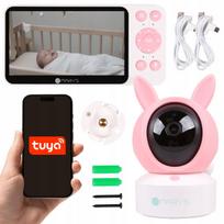Vaikiška vaizdo auklė Mary’s su ekranu, RABBIT 2in1, WiFi, TUYA, USB
