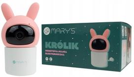 Vaikiška radijo auklė MARY'S, rausva, triušiuko formos