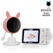 Vaizdo kūdikio stebėjimo kamera EVOLVEO Baby Monitor N3, rožinė