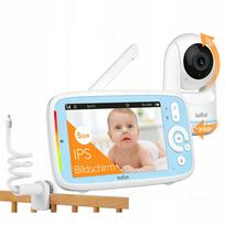 Vaizdo kūdikių stebėjimo kamera su 5" LCD ekranu, 3x priartinimu ir garso funkcija AKU VOX HOLDER