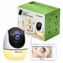 Vaizdo kūdikių stebėjimo kamera Tracer 360, WiFi, 4,3" ekranas, 720p, VOX, naktinis režimas