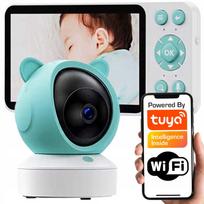 WiFi sukamoji kamera TUYA 5" su belaidžiu LCD ekranu