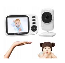 Vaizdo kūdikių stebėjimo kamera su LCD ekranu, naktiniu režimu ir termometru, 3,2