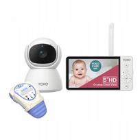 Kūdikių stebėjimo kamera Nanny YOKO X5 ir kvėpavimo monitorius SNUZA HERO MD