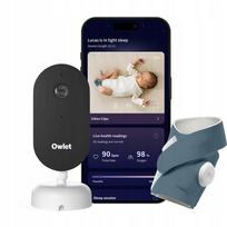 Kūdikių stebėjimo kamera ir pulsoksimetras Owlet Dream Duo, mėlynas Dream Sock