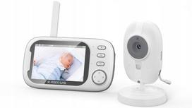 Vaizdo auklė NANNY ELECTRONIC su HD kamera, naktiniu režimu, 3.5" LCD, 2.4GHz, KREXUS