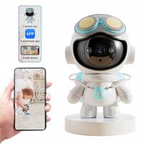 Vaizdo kūdikio stebėjimo kamera 355°, WiFi, skirta Android/iOS