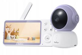 Vaizdo kūdikių stebėjimo kamera su 5" LCD ekranu, WiFi, VOX, 4x priartinimas, pasukama