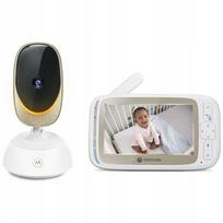 Vaiko stebėjimo kamera Motorola VM85 Connect, 5" ekranas, Wi-Fi, balta