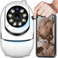 Vaizdo kūdikio stebėjimo kamera NANNY, besisukanti, Full HD, belaidė, su judesio jutikliu