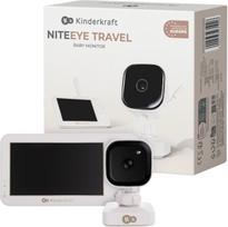 Vaizdo kūdikio stebėjimo kamera KINDERKRAFT Niteeye Travel KENITR00WHT0000