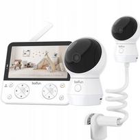 Vaizdo kūdikio stebėjimo kamera su WiFi, 4MP, 5" LCD ekranas, 360° sukamasis objektyvas, 4x priartinimas, su laikikliu