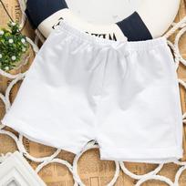 Summer Outer Wear Shorts Boys And Girls Five-Point Pants, Small And Medium-Sized Children's Thin Beach Pants 80 balta