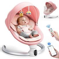 Elektrinė kūdikių supynė Bluetooth, 5 padėtys, pultelis, 0–6 mėn., iki 9 kg