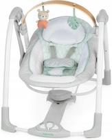 Elektroninė kūdikių supynė Ingenuity Cozy Swing 'n Go su mediniu lankeliu