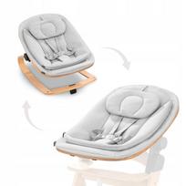 Vaikiška gultukas Hauck Bouncer Eco 3-in-1, šviesiai pilkas, tinka Alpha+/Beta+ kėdutėms