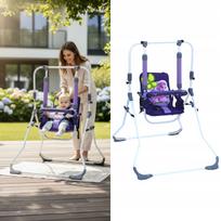 Lauko sūpynės, sulankstomos, metalinės, 3in1