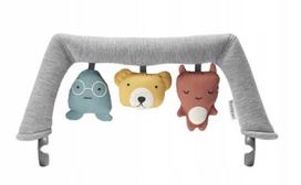 Žaislas gultukui BABYBJORN Soft Friends, smėlio pilkumo