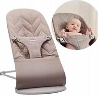 Kūdikio gultukas BABYBJORN Bliss, kreminis, „Woven Petal Quilt“