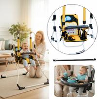 Vaikiškos sulankstomos supynės, 4-in-1, pastatomos, namams ir sodui