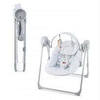 Elektrinis gultukas Kinderkraft SWINGEE, šviesiai pilkas, 0–9 kg