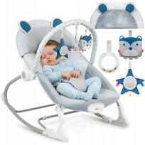 Kūdikio gultukas-supynė Ricokids, 2 viename, su vibracija ir žaislais