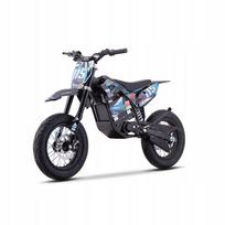 Vaikiškas elektrinis pitbike motociklas HP 5E, mėlynas