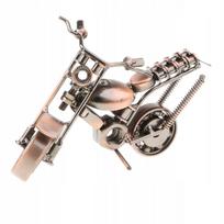 Metalinė retro motociklo skulptūra, bronzinė, Model Collection 5
