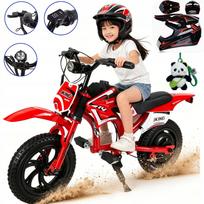 Vaikiškas elektrinis motociklas JKING C6, 300W, 16 km/val., 25,2V, 2600mAh, su LED